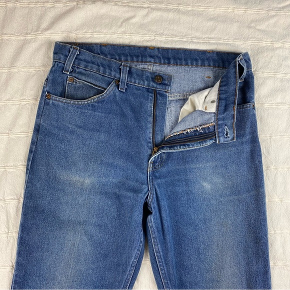 VTG 80s Levi's 509 Jeans Orange Tab Men's Size 34x30 Made In USA Straight Leg - Picture 3 of 14